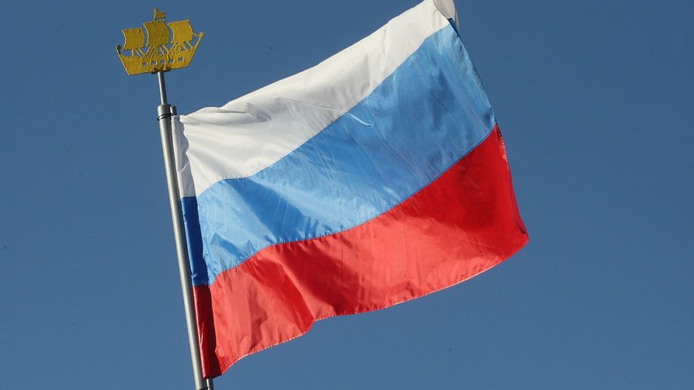 Флаг России поднят в Чернобаевке Херсонской области