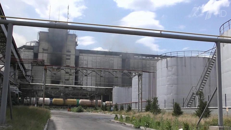 Под постоянными обстрелами националистов находится город Пологи в Запорожской области