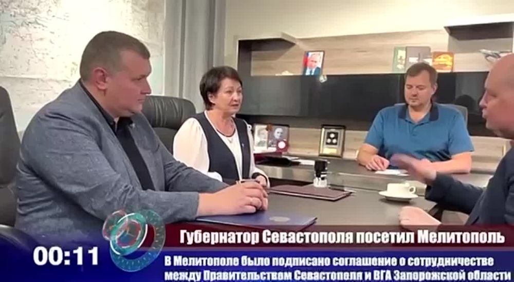 Сегодня с рабочим визитом Запорожскую область посетил Губернатор города Севастополя Михаил Развожаев