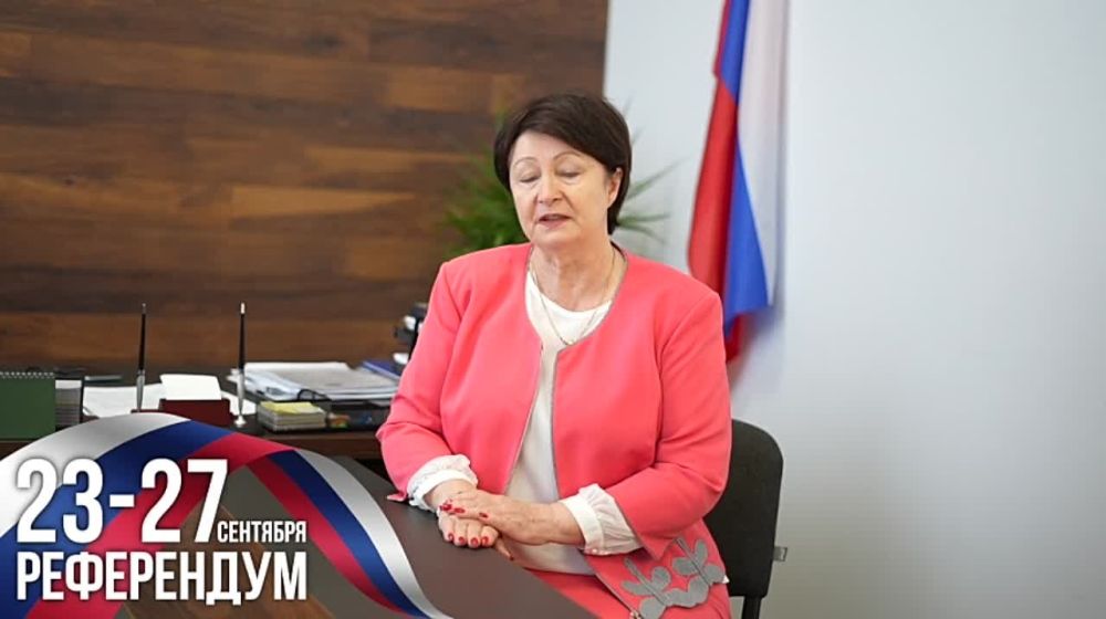 Галина Данильченко: Дорогие мелитопольцы!. Поздравляю вас с началом проведения Референдума о вхождении нашей Запорожской области в состав Российской Федерации