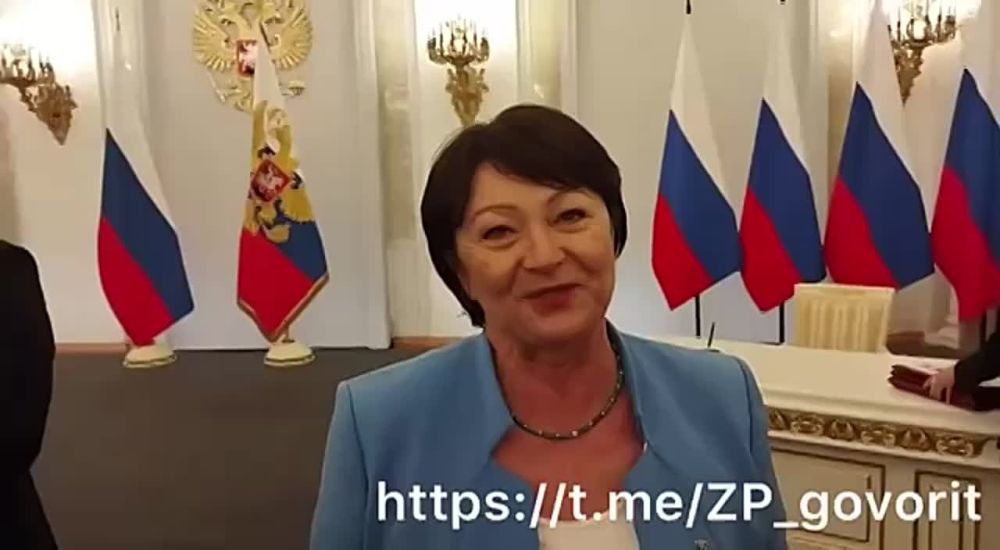 Глава ВГА Мелитополя Галина Данильченко поблагодарила президента РФ Владимира Путина за возможность стать единой страной