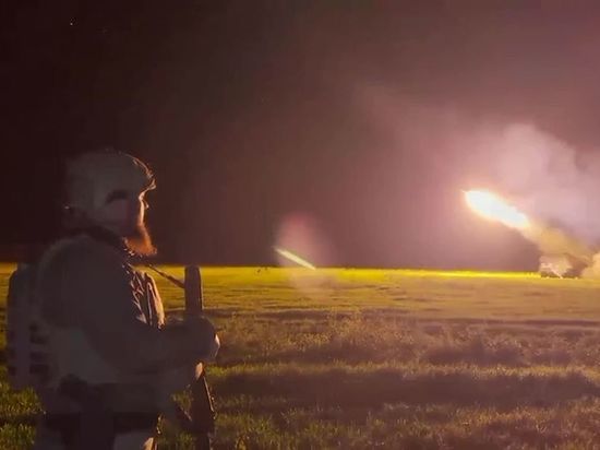 На Запорожье главу Чечни с днём рождения поздравили необычным салютом