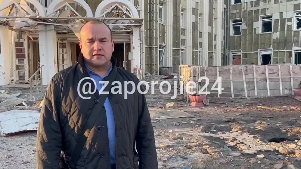 Андрей Руденко: Энергодар подвергся очередному удару с применением РСЗО HIMARS