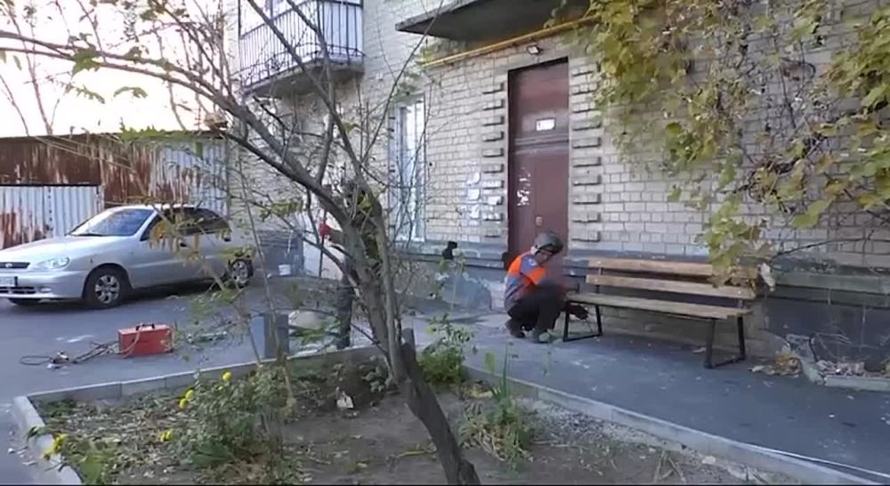 Галина Данильченко: На проспекте Богдана Хмельницкого, 14 провели работы по благоустройству придомовой территории