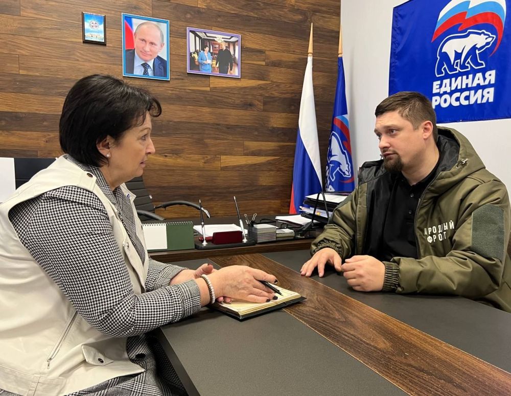 Галина Данильченко: Сегодня провела рабочую встречу с руководителем регионального исполнительного комитета Запорожской области Общероссийского народного фронта Иваном Скиба