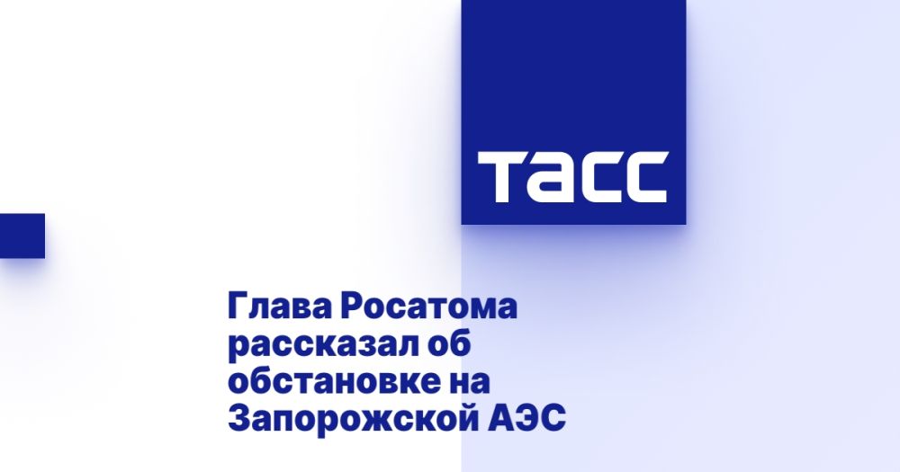 Глава Росатома рассказал об обстановке на Запорожской АЭС