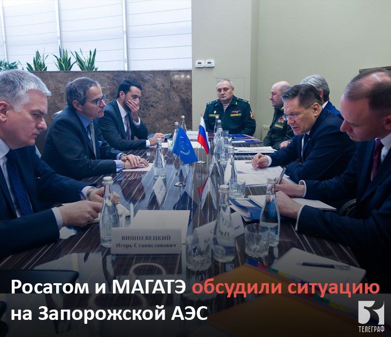 Росатом и МАГАТЭ обсудили ситуацию на Запорожской АЭС