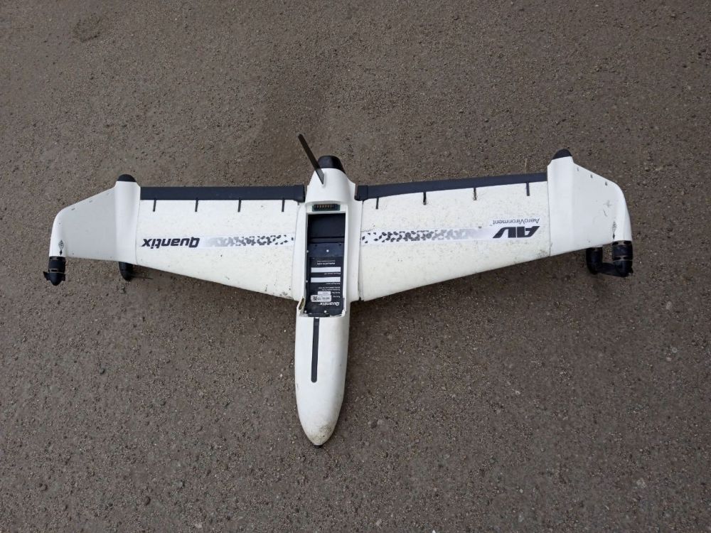 Юрий Котенок: Беспилотник, сбитый сегодня в районе Запорожской АЭС. Им оказался «Quantix Recon», произведенный американской компанией «AeroVironment»