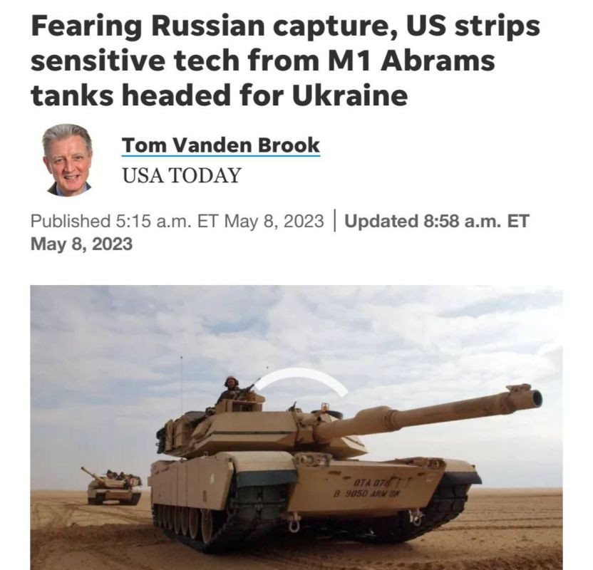 ��� ��������� ������� ����� Abrams M1A1 ��� ���������������� ���������� ��-�� ��������, ��� ��� ������� � ���� ���������� �������