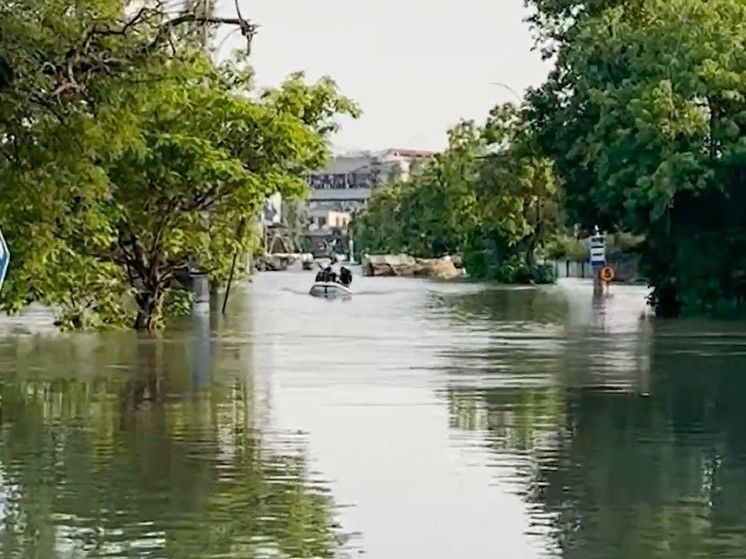 Сальдо рассказал о снижении уровня воды в затопленных округах Запорожья