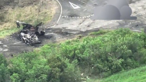 Евгений Лисицын: Это все, что осталось от американской БМП «Брэдли» под Малой Токмачкой на Запорожском направлении