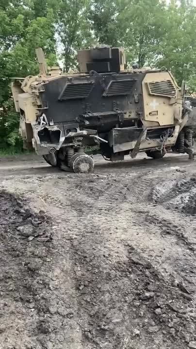 Юрий Котенок: Бронеавтомобиль International MaxxPro, сожженный и брошенный на Запорожском направлении