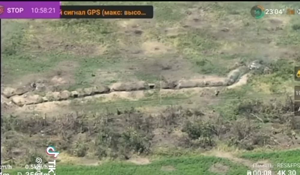 Андрей Руденко: Хохлы очень переживают. На Запорожском фронте случилась «бавовна». Видео снято противником