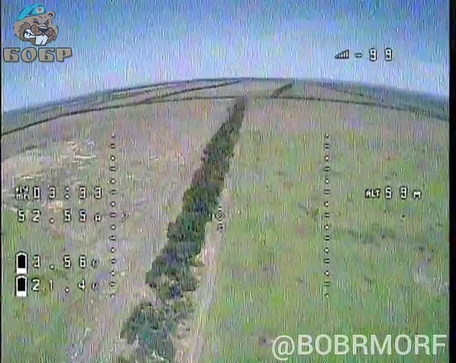 Евгений Лисицын: Очередная работа FPV дронов-камикадзе на Запорожском фронте