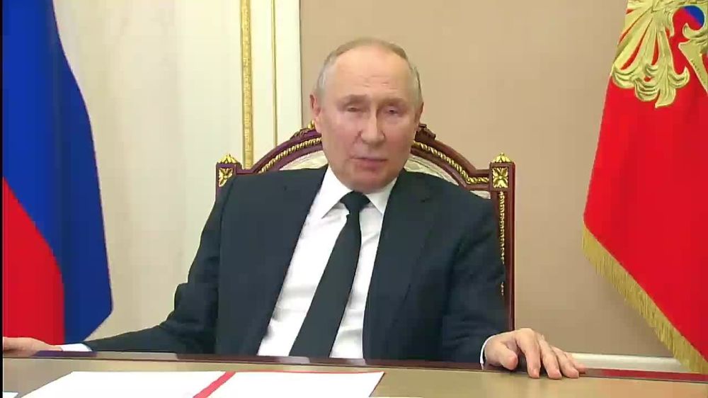 Борис Рожин: Запись выступления Путина заседании Совета Безопасности РФ. Там как раз про Польшу и провал украинского наступления на Запорожском направлении