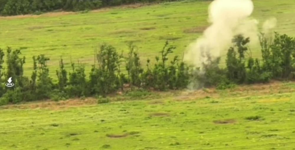 Андрей Руденко: Бойцы 1 МСБ 429 полка уничтожают противника из ручных противотанковых гранатомётов на южной окраине селения Малые Щербаки Запорожского фронта