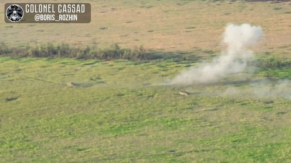 Борис Рожин: Запорожское направление. Кадры уничтожения техники ВСУ.. @boris_rozhin