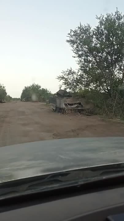 Чингис Дамбиев: Еще две уничтоженные на Запорожском направлении украинские БМП M2A2 ODS-SA Bradley американского производства