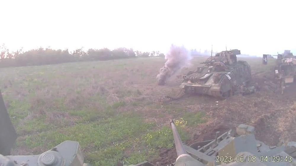 Евгений Лисицын: Украинские боевики расстреляли свои БМП, попав в засаду