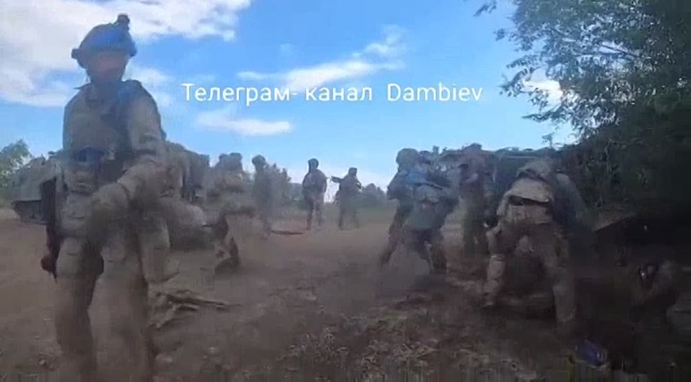 Чингис Дамбиев: Контрнаступление идет по плану (с). Пункт сбора раненых 47-й механизированной бригады украинских формирований в районе н.п. Работино на Запорожском направлении