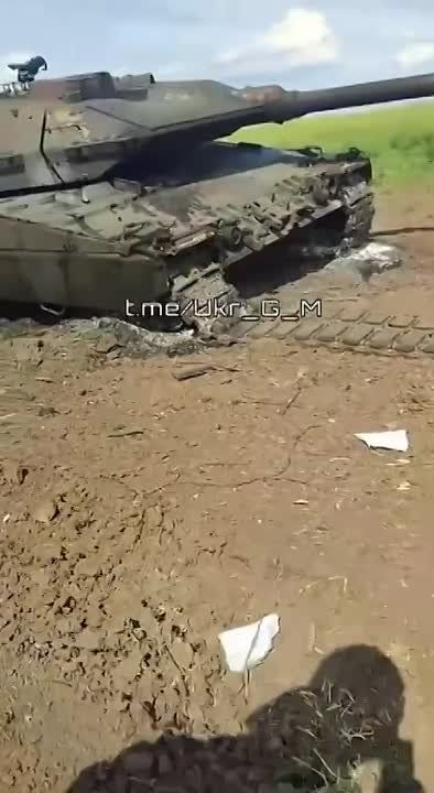 Евгений Лисицын: Кадры со сгоревшими Леопардами на Запорожском фронте