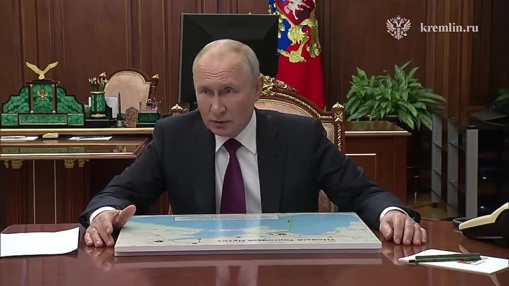 Владимир Путин принял в Кремле врио губернатора Херсонской области Владимира Сальдо