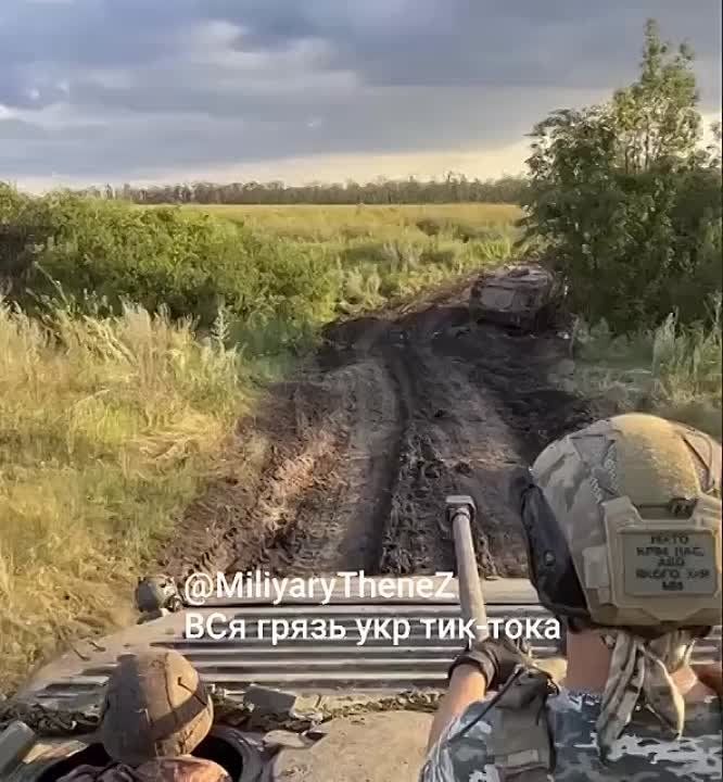 Евгений Лисицын: М113 укронацистов стоит на одной гусле где-то на Запорожском фронте