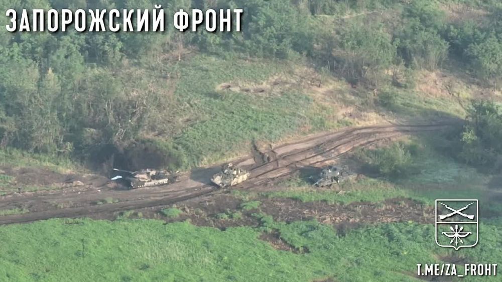 Евгений Лисицын: У укронацистов на Запорожском фронте очередные потери натовской техники