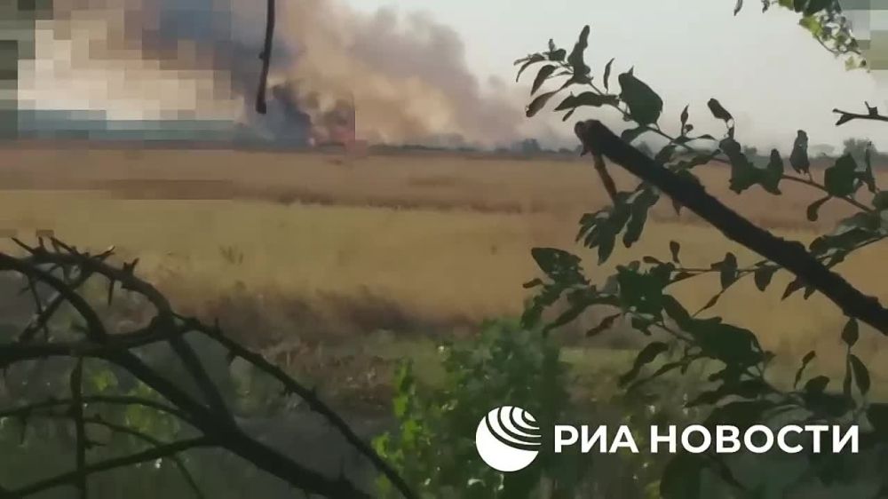 Евгений Лисицын: Во вторник, украинские военные предприняли попытку атаки на направлении к Запорожью, с целью поджечь минные поля