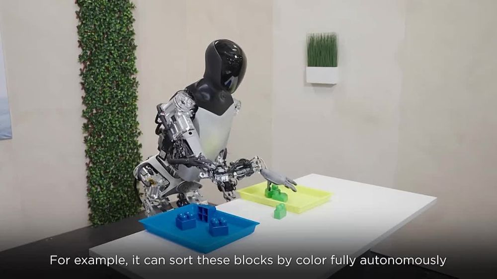 #НовостиНауки. Tesla научила своего робота-гуманоида Optimus сортировать предметы