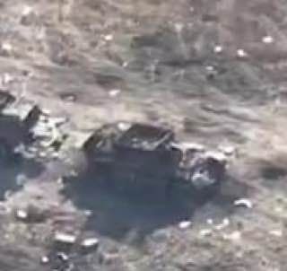 Евгений Лисицын: Уничтоженный украинский тягач БТС-4 в районе Вербового Запорожской области