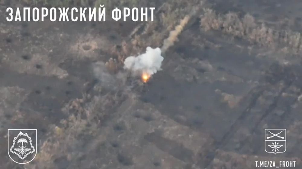 Евгений Лисицын: Наша аэроразведка обнаружила МТЛБ укронацистов на Запорожском фронте