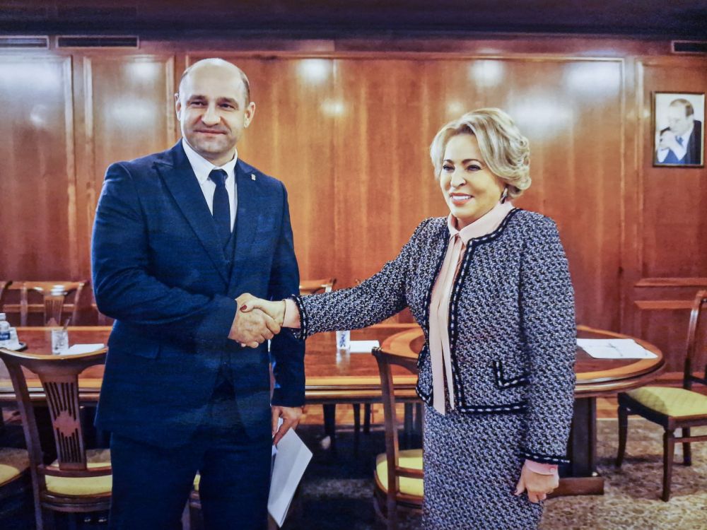 Сегодня встретился с Председателем Совета Федерации Федерального Собрания Российской Федерации Валентиной Матвиенко