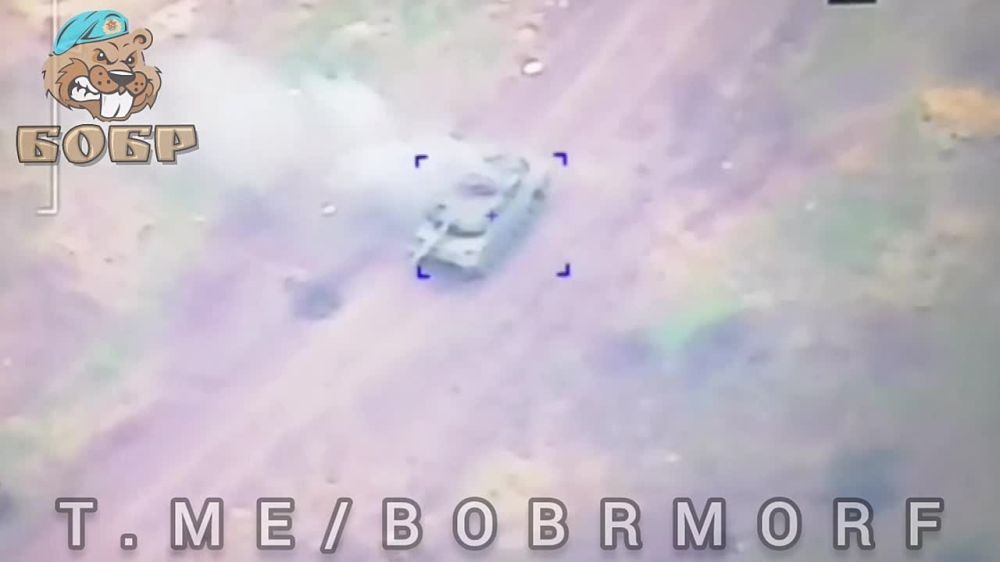 ��� ���� ������� Leopard 2A4 �� ����������� ����������� �� ��������� FPV-����� "������"