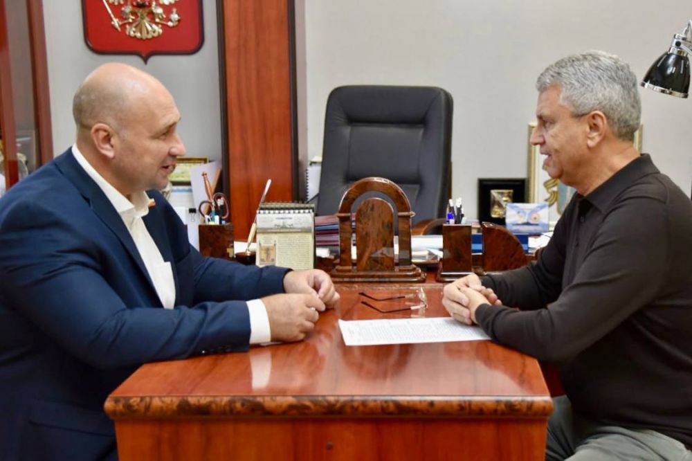 Владимир Немцев: Накануне встретился с моим коллегой Председателем Законодательного Собрания Запорожской области Виктором Емельяненко