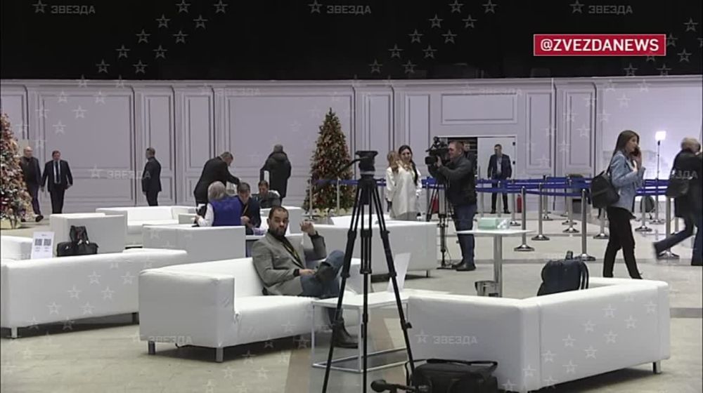 Гостиный двор в преддверии начала «Итогов года» с Владимиром Путиным