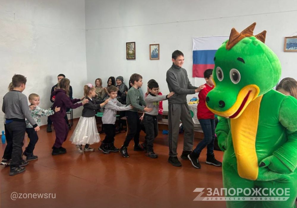 Активисты «Молодой гвардии Единой России» поздравили с Новым годом воспитанников Центра детского юношеского творчества в Бердянске