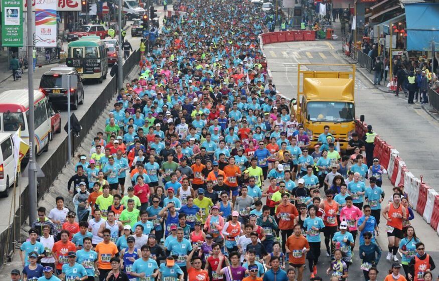 ���� ������� ����, 842 �������� ������ �� ����� ������� � �������� Standard Chartered Hong Kong Marathon � ��������