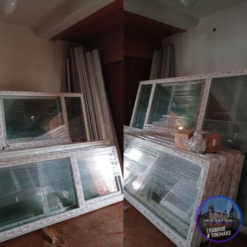 Специалисты заменят более 800 квадратных метров стекол в токмакской школе