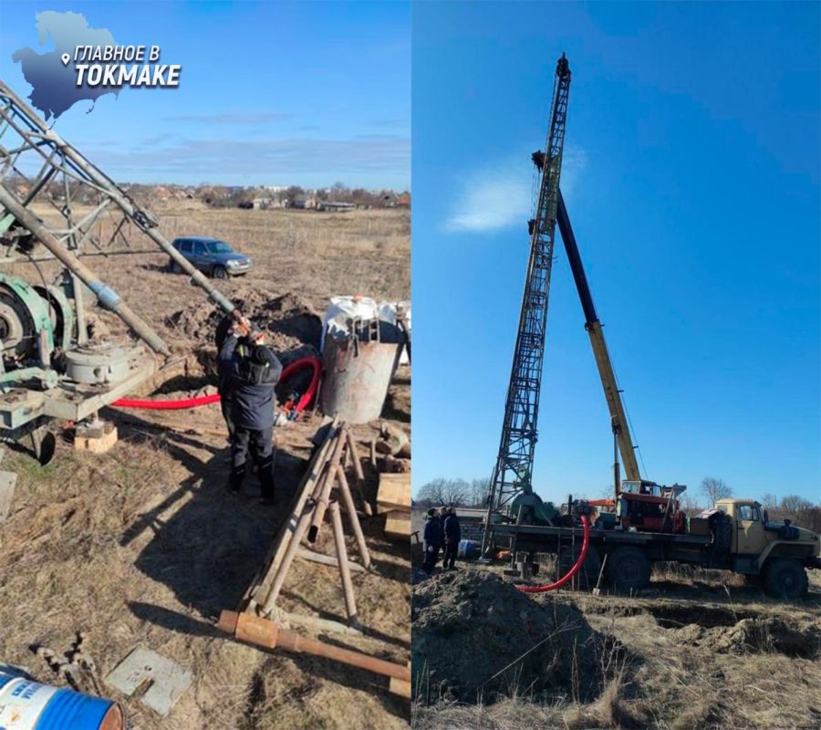 В Токмаке ремонтируют артезианскую скважину — работы перешли в активную фазу
