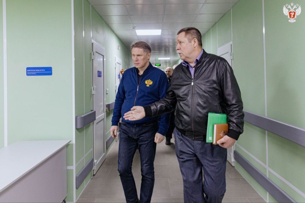 Министр здравоохранения РФ открыл новый терапевтический корпус на 90 коек в Мелитопольской областной больнице