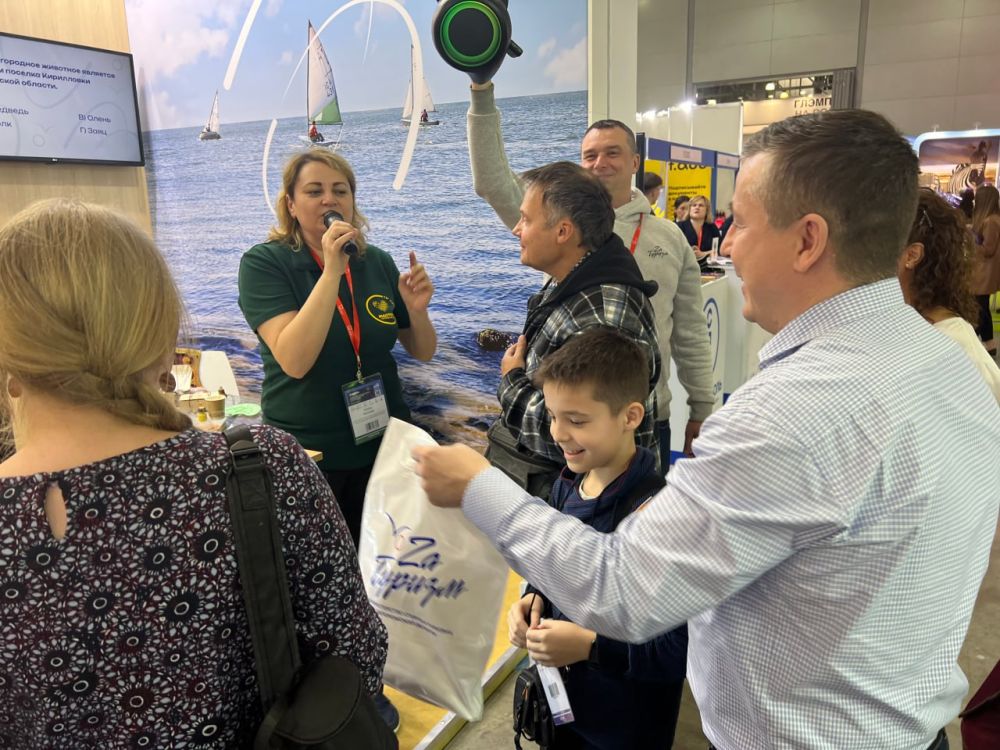 Посол гостеприимства Запорожской области - Елена Фролова познакомила гостей выставки MITT с Запорожской областью