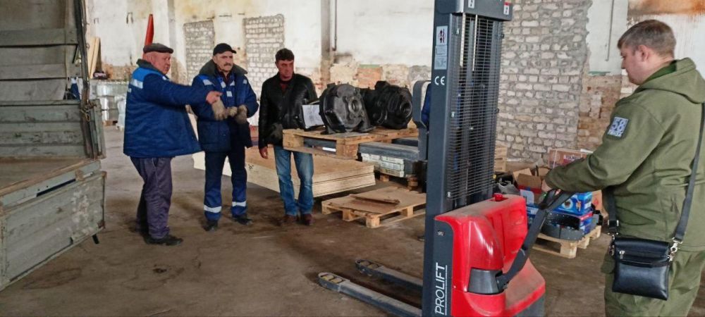 Пензенская область обеспечила коммунальные предприятия Токмака запчастями для спецтехники