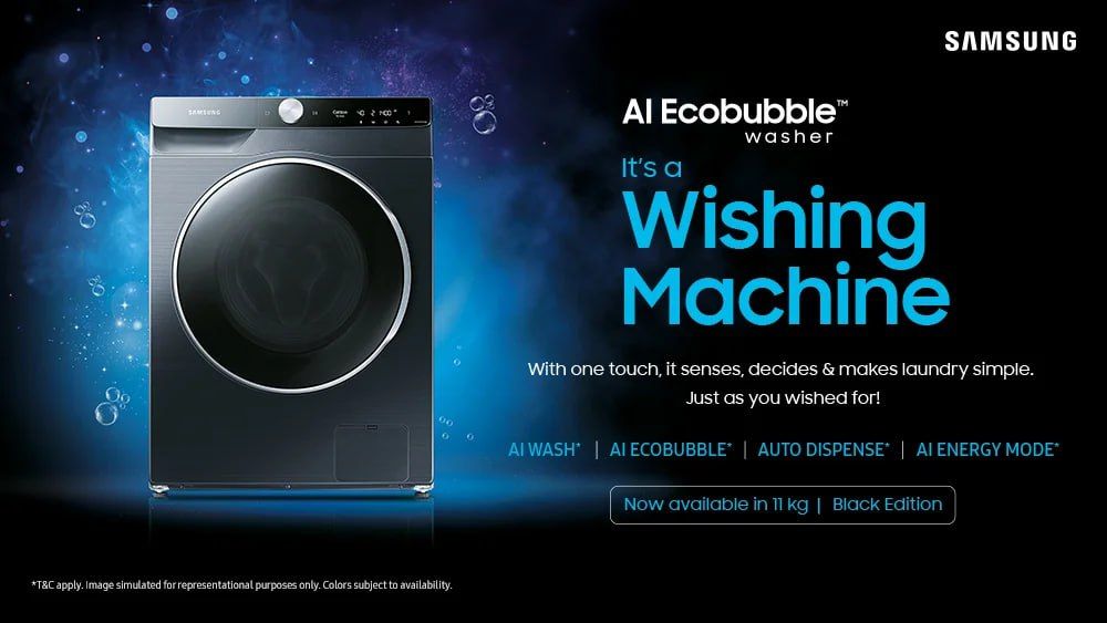 ������ ���� �������� � �� � Samsung ��������� ������� AI EcoBubble