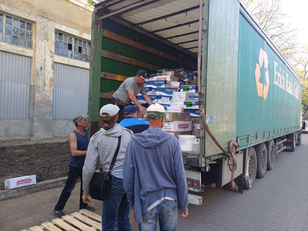 Большая партия стройматериалов прибыла из Пензы в подшефные муниципалитеты Запорожской области