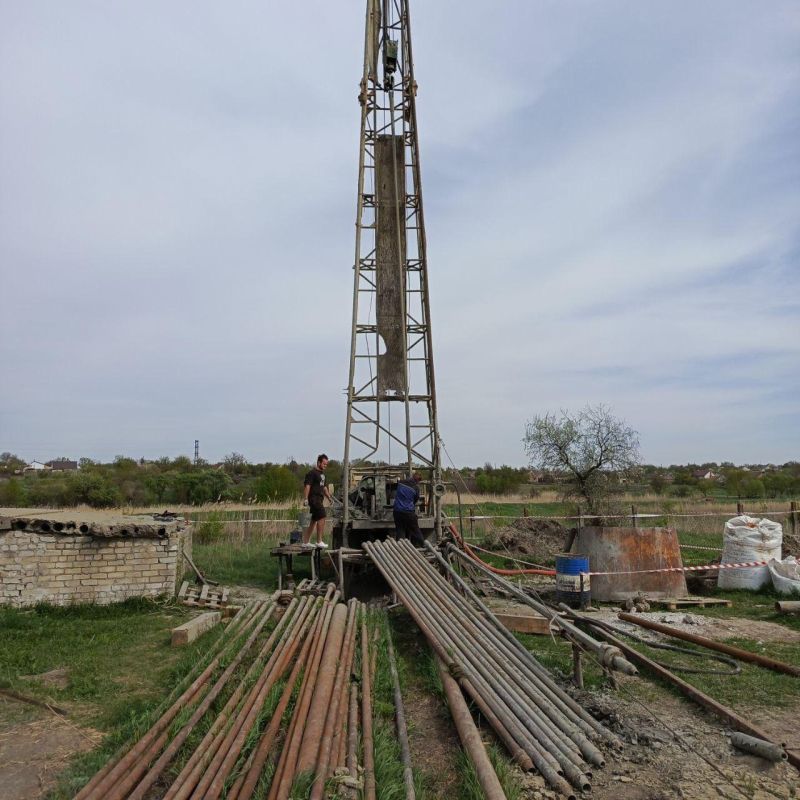 Артезианская скважина в Токмаке пробурена на установленную глубину