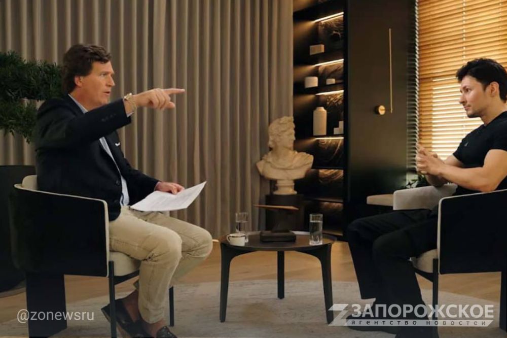 Павел Дуров дал интервью журналисту Такеру Карлсону