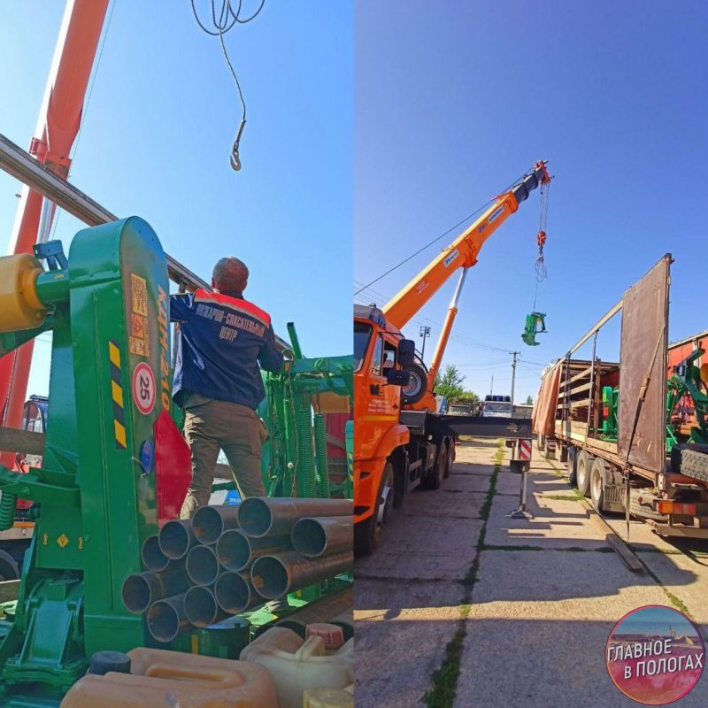 Оборудование для покоса травы доставили в Пологовский район — всего передали четыре косилки