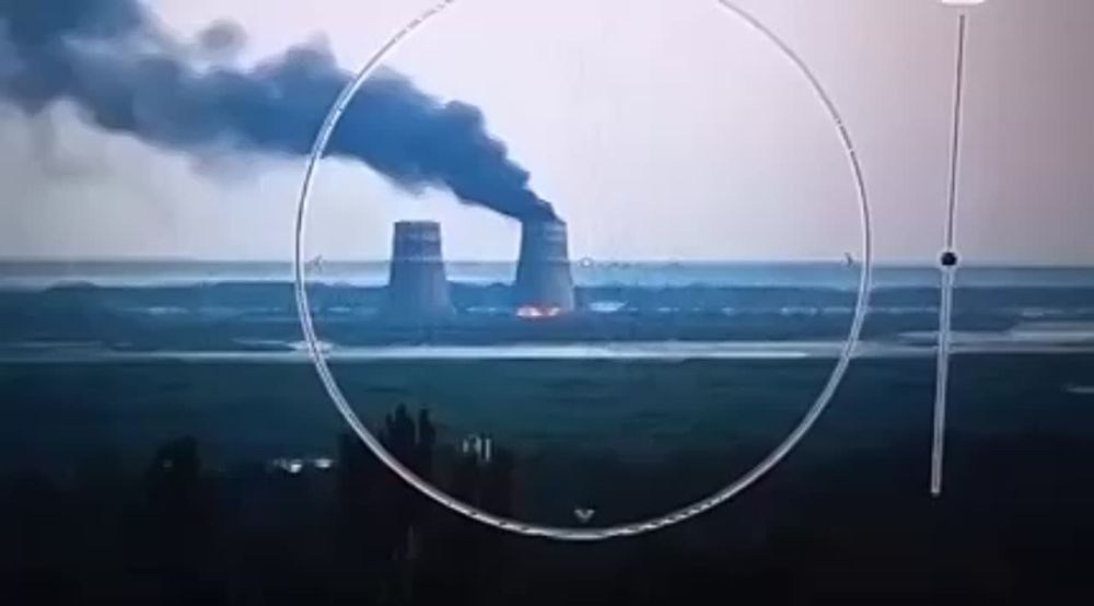Олег Царёв: На Украине расходятся кадры пожара на Запорожской АЭС