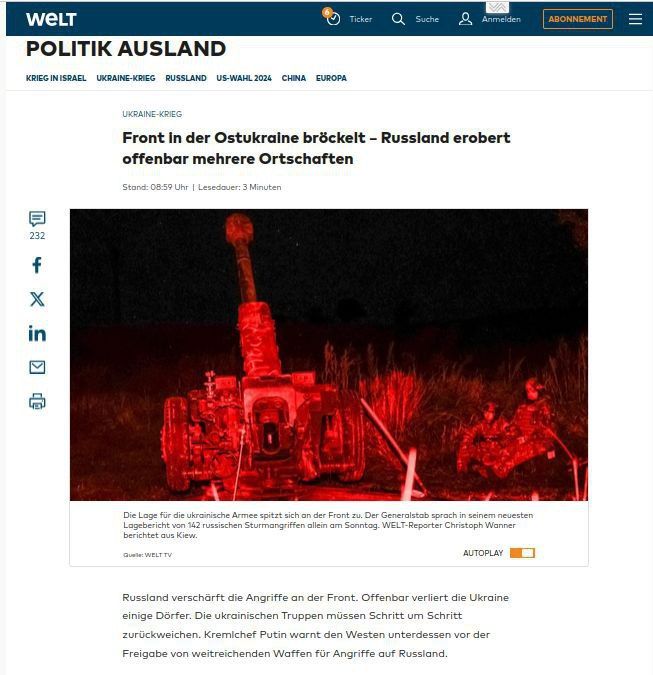 ����� �� ������� ������� ���-��� ��������� � Die Welt